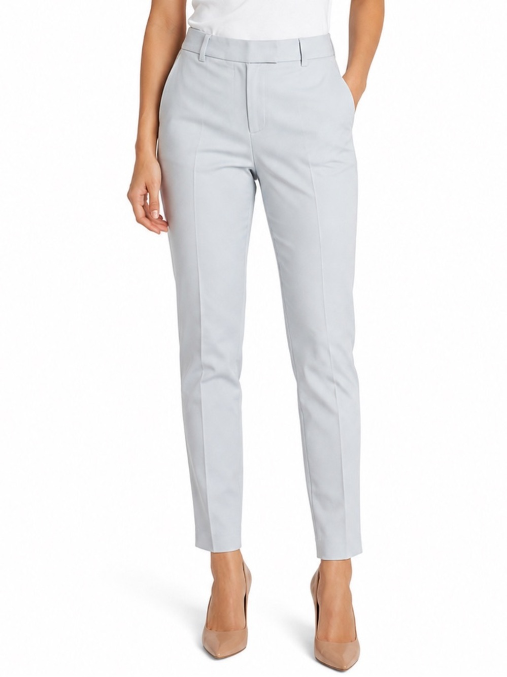 Women's Grey Slim Fit Dress Pants Size 0